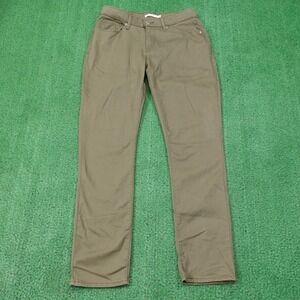 Levi's Pants Womens 30 Green Mid Rise Skinny Chino Stretch Twill 30x29 Pockets